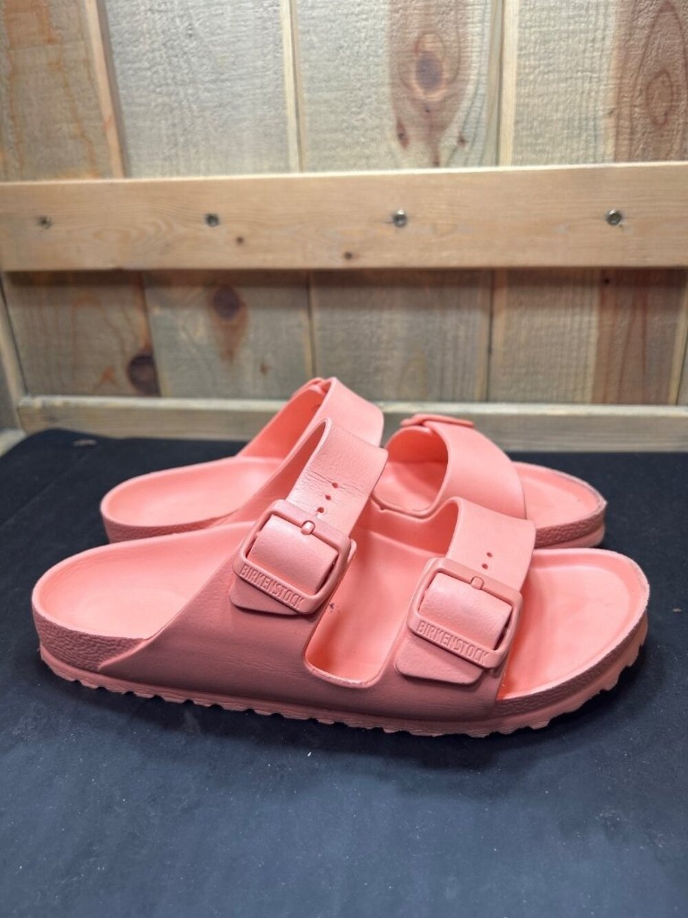 Birkenstock Arizona EVA Coral Peach Sandals Womens 8 8.5 L8 M6 EU 39 UK 5.5